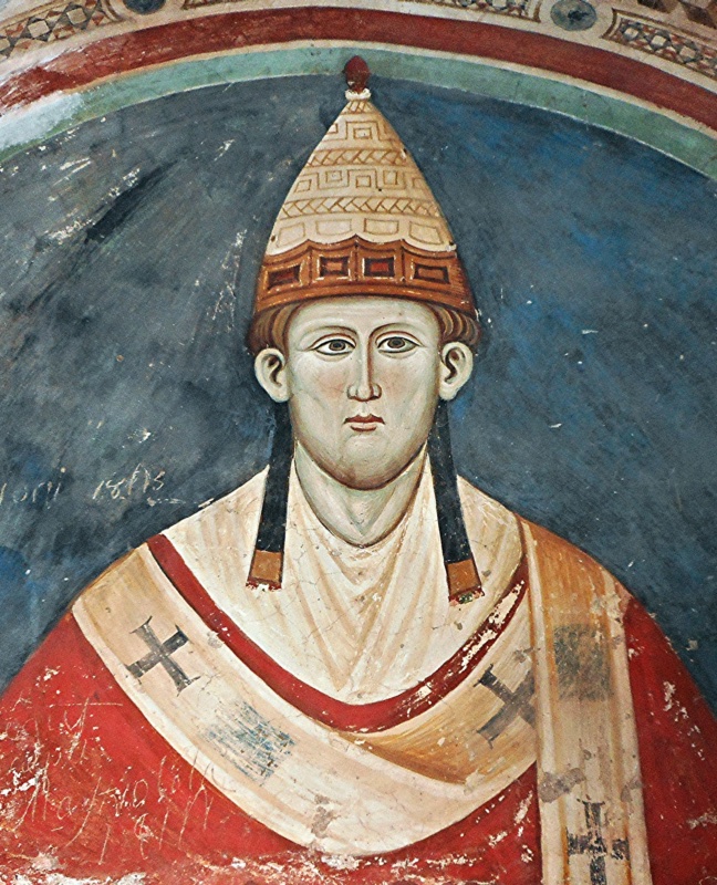 Bust of Pope Innocent III - Sacro Speco, Subiaco